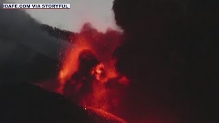 La Palma volcano erupts in Spain