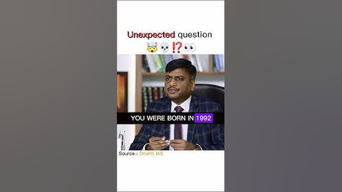 Unexpected question🤯🥀#interview #upscstatus #shortfeed #viral #trending #lbsnaa #iasstatus #song