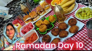 Vada Pav Recipe ? Freeze Chicken Cutlet Fry Kiya ✨ Ramadan Day 10 ?? Mango Falooda and Fruits vlog