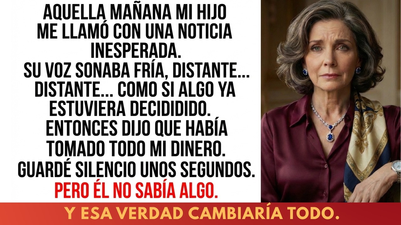 Vendí tu casa y tomé tu dinero, mamá. Mi hijo pensó que había ganado… hasta que descubrió la verdad.