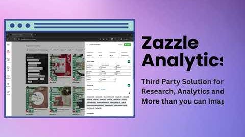 Best tool for Zazzle Store Owners for Research Analytics, Store Optimization and Automation #zazzle