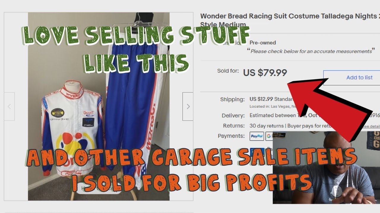 I BUY STUFF FROM GARAGE SALES TO FLIP ON EBAY 10 TOP EBAY SALES