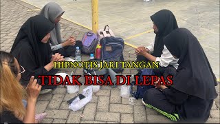 Hipnotis Ukhti-Ukhti Cantik Jari Tangan Lengket Ga Bisa Dilepas