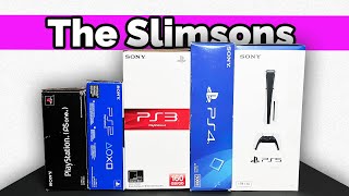 Unboxing every PlayStation Slim Console | Sony PS1, PS2, PS3, PS4, PS5 Slim + Gameplay