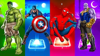 Telis Hop EDM \& Phonk Rush - Hulk vs Captain America vs Spider-Man vs Thanos