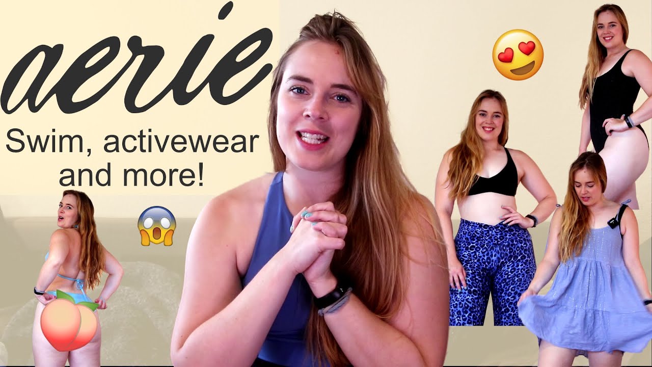 Summer Aerie Try On Haul Swimwear, Activewear & More! Amazing