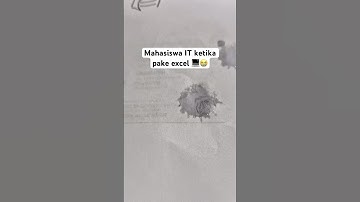 MAHASISWA IT KETIKA DISURUH PAKE EXCEL😭#ai #studyhacks #study
