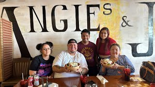 ANGIE’S & JIMMY’S PIZZA W/ MY AMAZING FAMILY!