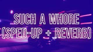 Such A Whore (Instrumental) - JVLA (sped-up + reverb / nightcore remix)