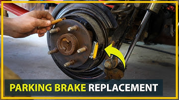 How To Replace Parking / Emergency Brake! - jeep wrangler emergency brake  replacement