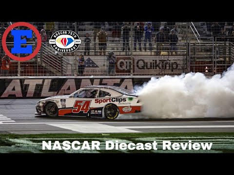 Ty Gibbs 2022 #54 Sport Clips Haircuts Xfinity Series Toyota Supra Atlanta Win 1:24 Diecast Review