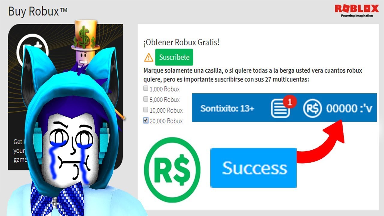 Como Tener Robux Gratis 100 Real No Fake By Holis Mundo - how to get 250m+ robux in roblox