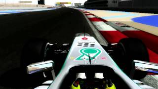 [rF] F1 2013 Nico Rosberg onboard Bahrain