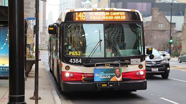 Chicago Transit Authority 2012-2013 New Flyer D60LFR 4384 On The 146