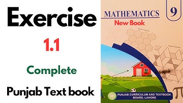 Exercise 1.1 class 9th math | 9th class math chapter 1 exercise 1.1 | Math Ex 1.1 class 9 new book