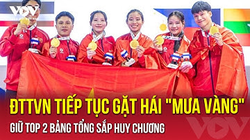 🔴TOÀN CẢNH SEA GAMES 33:Việt Nam tiếp tục bùng nổ “cơn mưa vàng”, giữ top 2 bảng tổng sắp huy chương