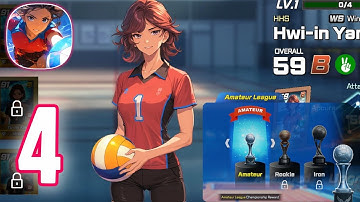Volley Girls: Volleyball SPIKE - Gameplay Walkthrough Part 4 - Amateur League (iOS, Android)