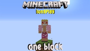 Minecraft Longplay - One Block, Skyblock, a Beautiful Start (No Commentary)