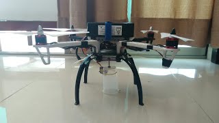System for catching and release the ball with a drone F450.