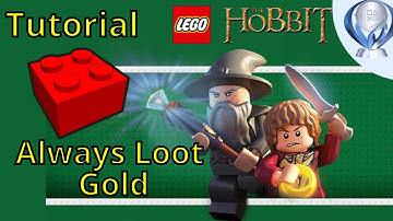 LEGO Hobbit - Always Loot Gold Red Brick Tutorial(Mithril Rhythm Stick)