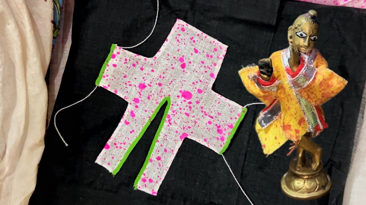 मदन मोहन जी (ठाडे स्वरूप) के कंठ वस्त्र कैसे सिद्ध करें ? ।। Gokul vlog ।।