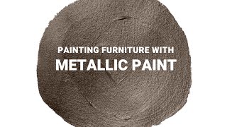 How To Paint Furniture Hardware With Metallic Paint