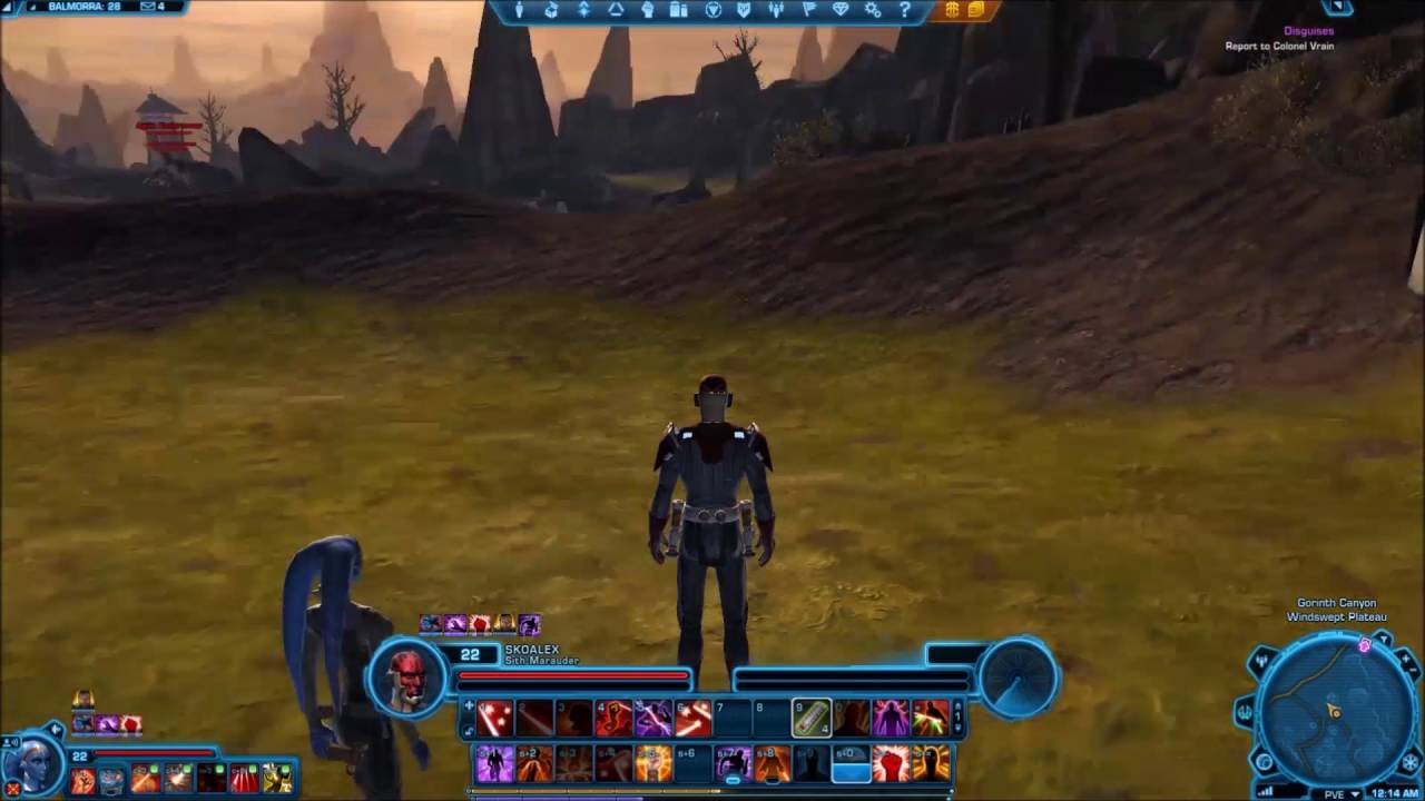 SWTOR Balmorra (empire) Datacrons and Lore Objects