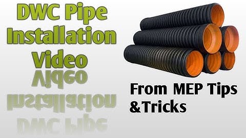 #Youtube video #DWC Pipe Installation Video