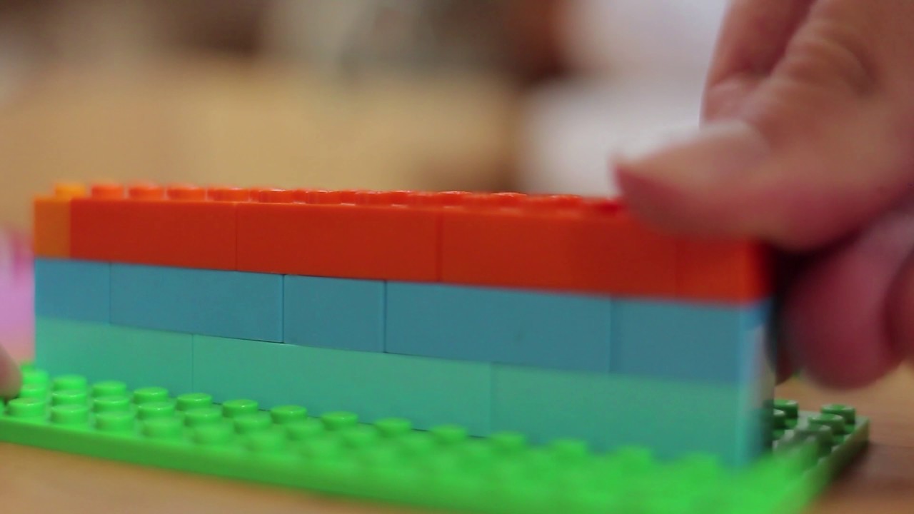 LEGO pieces building wall HD stock footage 56 YouTube