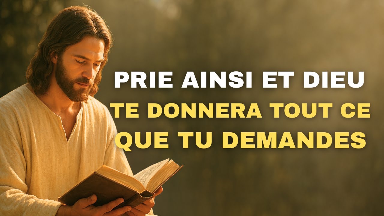DIEU TE DIT AUJOURD’HUI : PRIE DE CETTE MANIÈRE ET IL TE DONNERA TOUT CE QUE TU DEMANDES