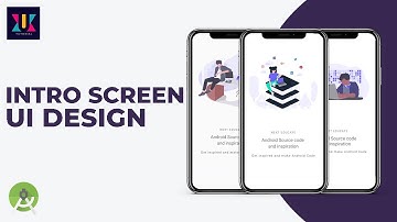 Onboarding - Walkthrough - Intro Screen UI Design in Android Studio | UiUX Tutorial