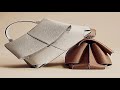 1pcs High end luxury leather smile bag with pleated design, single shoulder large capacity
