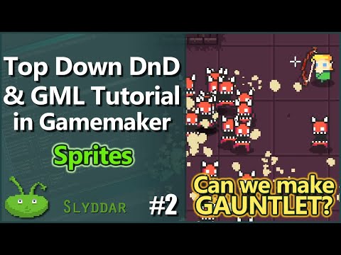 Top Down DND & GML Tutorial in Gamemaker #2 Sprites