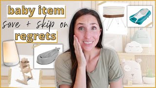 BABY PRODUCTS I REGRET BUYING [Worst Baby Items to skip + save on] | Baby Registry Regrets To Avoid!