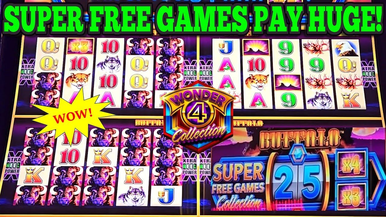 legend of cleopatra slot BUFFALO SUPER FREE GAMES | Wonder 4 Collection Slot | Las Vegas Slots casino slots gambling