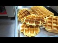 Waffle square two rectangle waffle machine