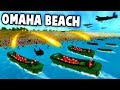 NEW D-DAY Omaha Beach LANDING Battle!  (Ravenfield New Map WW2 Mod Gameplay)