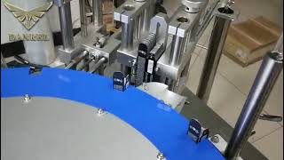 DANREL Vertical Type Semiautomatic Box Cartoning Folding Forming Machine for Cosmetic Tube and Vial