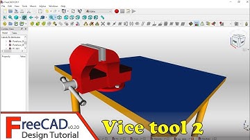 FreeCAD Design Tutorial: Vice tool 2 (Part 2)