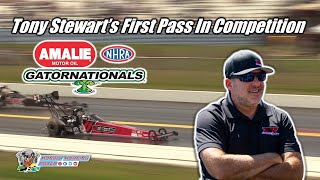 Tony Stewart Makes First Pass In NHRA Competition In A Top Fuel Dragster | Gatornationals by Monday Morning Racer 2,939 views 2 months ago 1 minute, 17 seconds