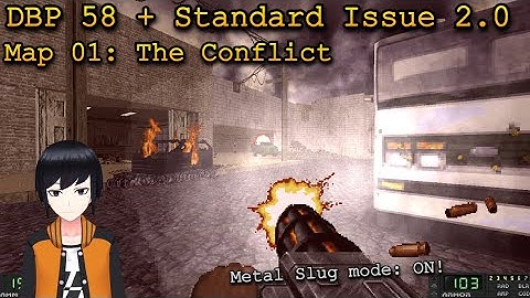 Doom 2 | DBP58 Immortal Warfare + Standard Issue 2.0 | Map 01: The Conflict