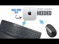 Mac Mini M4 Bluetooth KeyBoard And Mouse Setup (with zero extra wires needed)