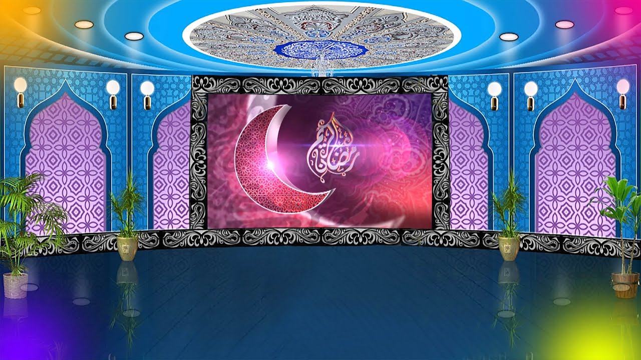 Islamic virtual studio green screen, Islamic Background Video 1080p -  YouTube