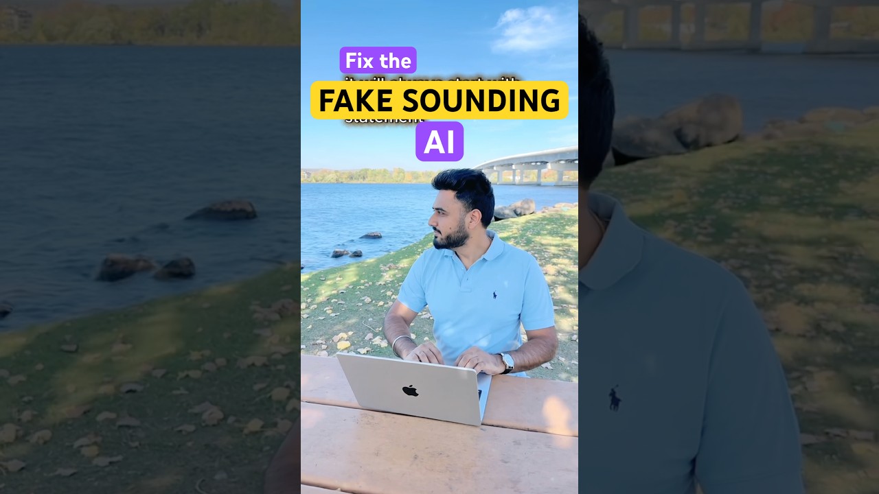 Fix the FAKE sounding AI