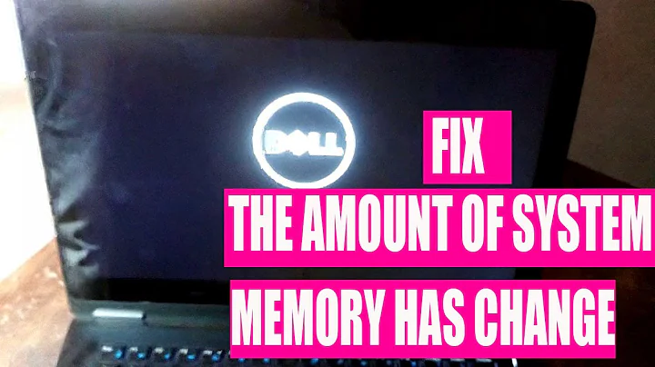 FIX:The Amount of SYSTEM MEMORY has changed 2020