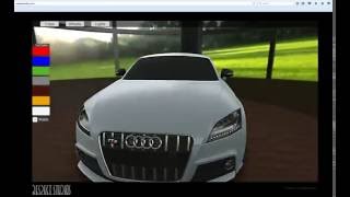 Car Online Configurator: Unity WebGL - 3D Realtime Web Based - Audi screenshot 1