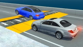 Beamng drive - Large Highway Speed bumps