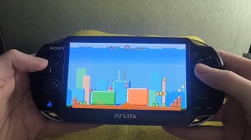Super Mario Bros. X TheXTech port gameplay on Sony PS Vita Playstation Vita 3.65 Henkaku Enso
