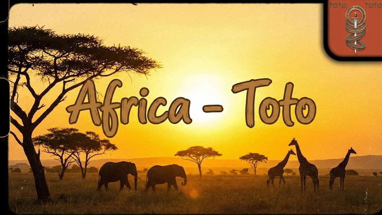Africa - Toto || Видео с текстом песни | Визуализация музыки с помощью ИИ