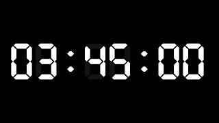 3 Hour 45 Minute Timer. 225 Minute Countdown Timer for Focus in Silence | NX